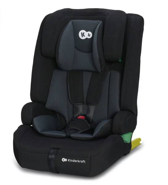 Kinderkraft Safety Fix 2 I-Size Black Bērnu autosēdeklis 9-36 kg