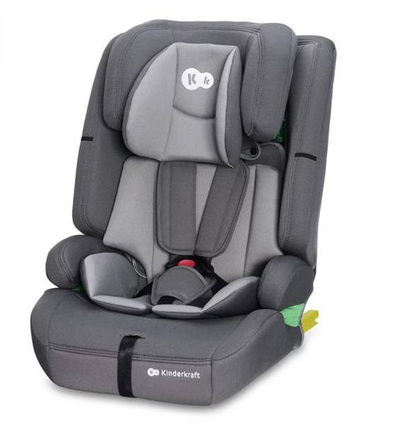 Kinderkraft Safety Fix 2 I-Size Grey Bērnu autosēdeklis 9-36 kg