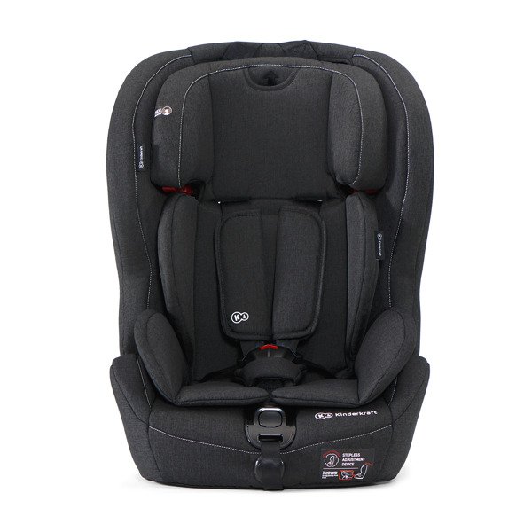 Kinderkraft Safety-Fix Black Bērnu autosēdeklis 9-36 kg