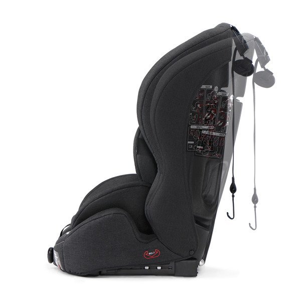 Kinderkraft Safety-Fix Black Bērnu autosēdeklis 9-36 kg