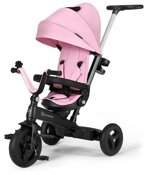 Kinderkraft Twipper Pink 5in1 Bērnu trīsritenis