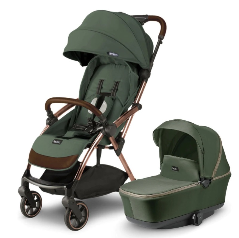 Leclerc Baby Influencer Army Green Bērnu rati 2in1