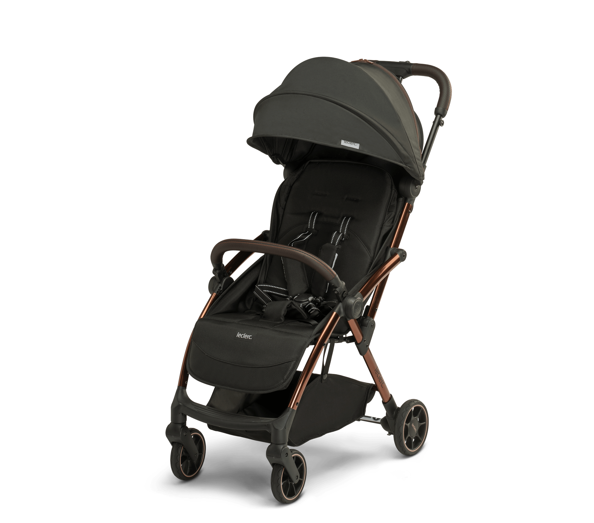 Leclerc Baby Influencer Black Brown Прогулочная коляска