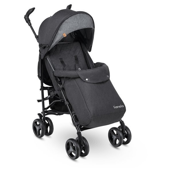 Lionelo Irma Black/Dark Grey Прогулочная коляска