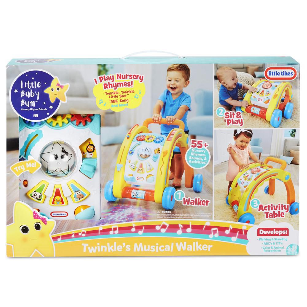 Little Tikes Little Baby Bum 3in1 Stumjamais Interaktīvais staigulis - Attīstošais galdiņš