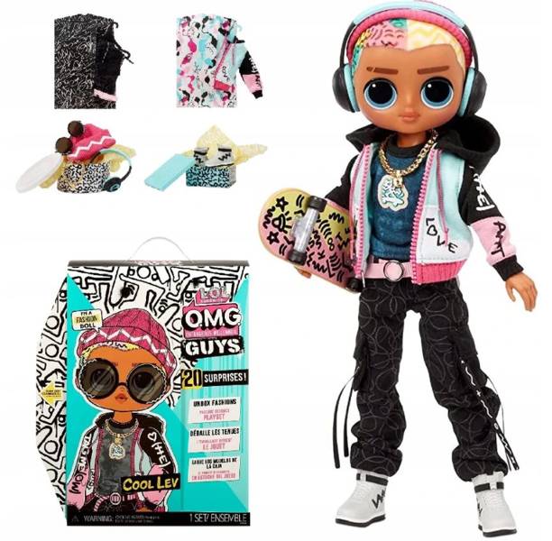 LOL MGA Surprise OMG Guys Doll Cool Lev BabyBest.lv