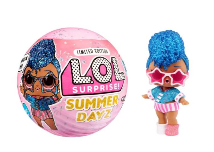 LOL MGA Surprise Summer DayZ Independent Queen Doll with 7 Surprises Pārsteiguma lelle