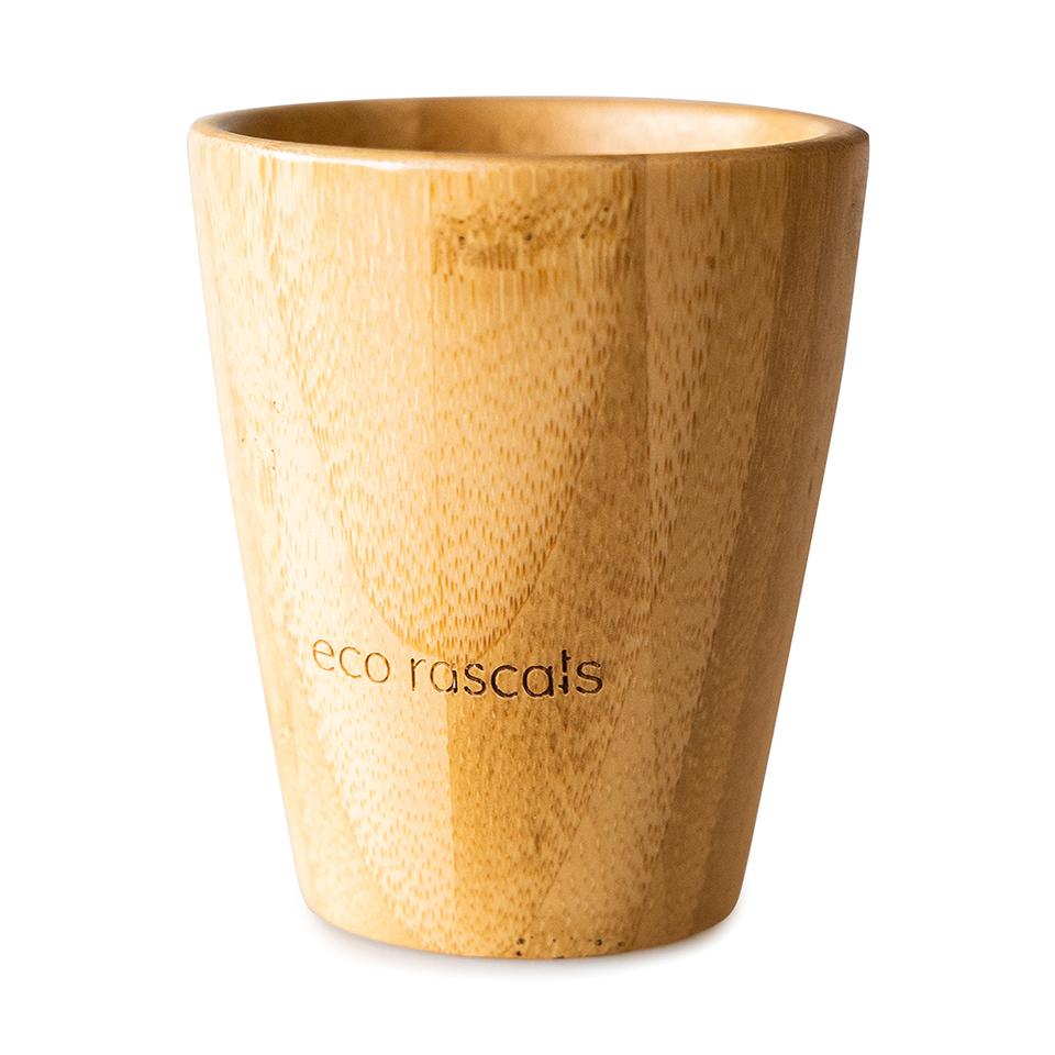 Учебная кружка непроливайка Натуральная Бамбук 190мл Eco Rascals blue