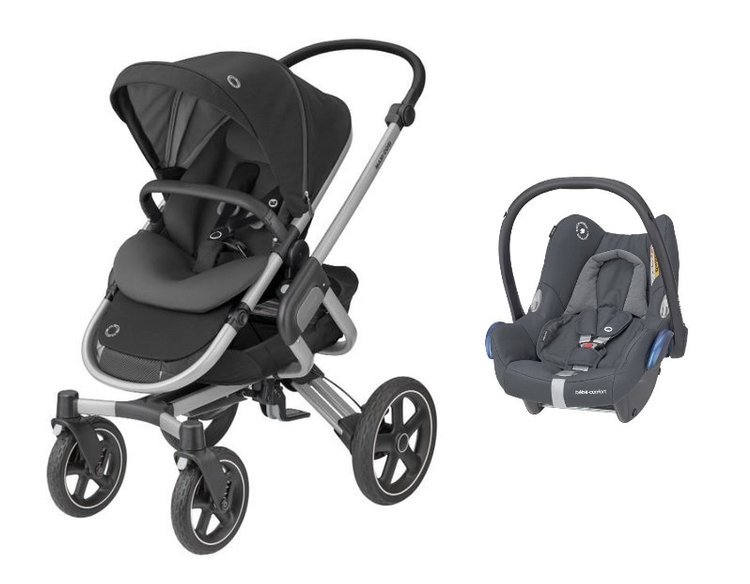 MAXI-COSI Nova 4 Essential Black Sporta rati + Cabriofix 0-13 kg