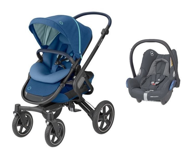 MAXI-COSI Nova 4 Essential Blue Прогулочная коляска + Cabriofix 0-13 кг