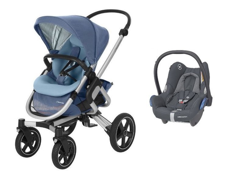 MAXI-COSI Nova 4 Frequency Blue Sporta rati + Cabriofix 0-13 kg