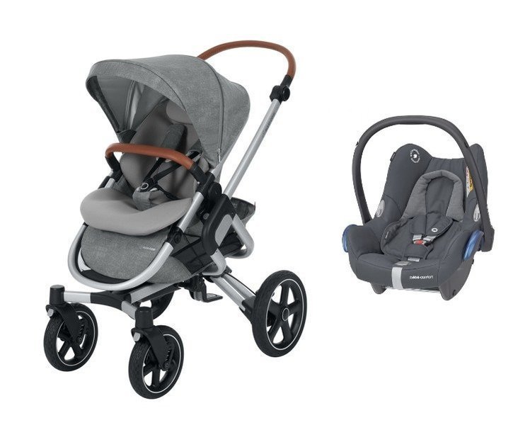 MAXI-COSI Nova 4 Nomad Grey Sporta rati + Cabriofix 0-13 kg