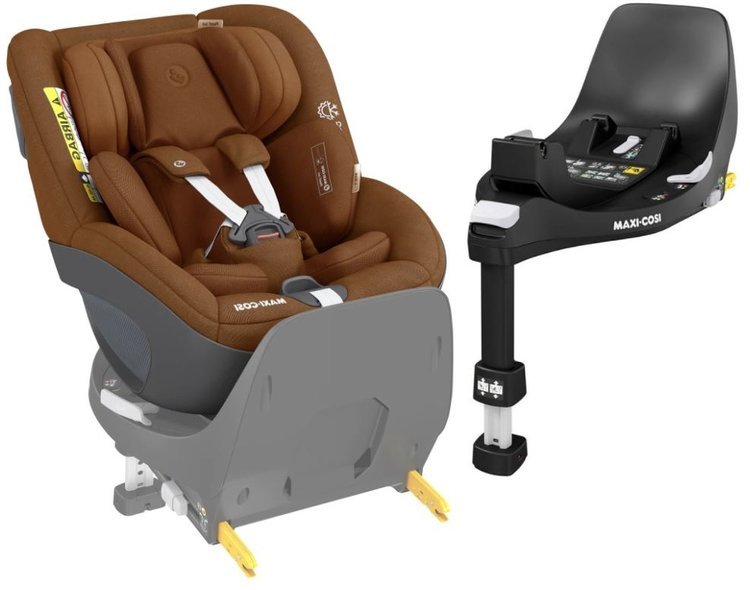 Maxi Cosi Pearl 360 Authentic cognac Bērnu autosēdeklis 0-18 kg + Familyfix bāze