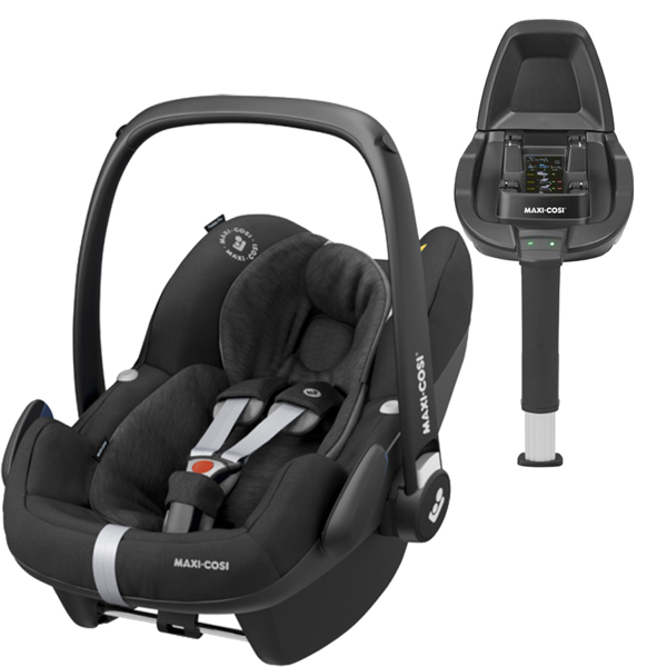 Maxi Cosi Pebble Pro Essential black Детское автокресло 0-13 кг + Familyfix2 база