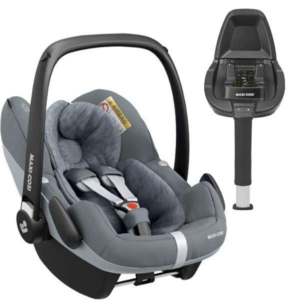 Maxi Cosi Pebble Pro Essential grey Детское автокресло 0-13 кг + Familyfix2 база