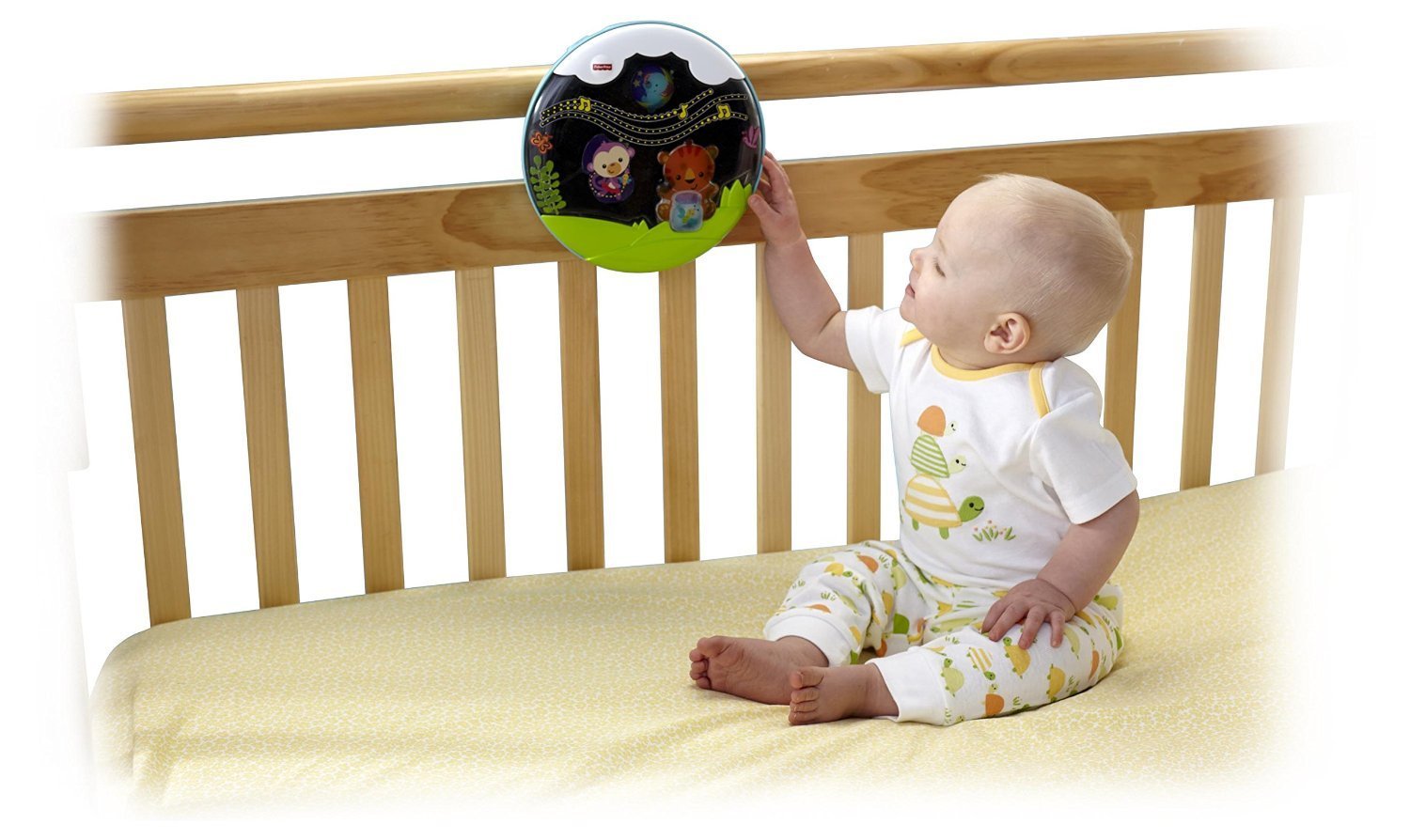 Nakts gaismeklis ar mūziku Fisher Price Calming Stars Glow Soother BFL54