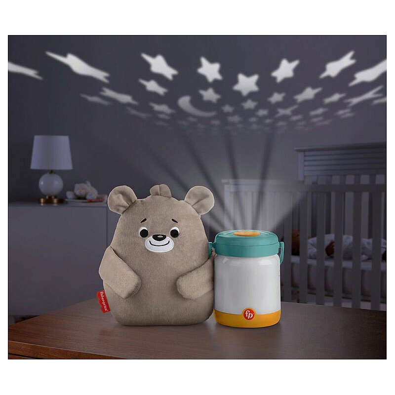 Fisher Price Naktslampiņa Muzikālā Baby Bear&Firefly Soother GRR00