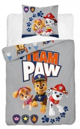 Nickelodeon Paw Patrol Kokvilnas gultas veļas komplekts no 2 daļām 140x200