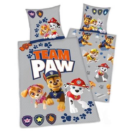 Nickelodeon Paw Patrol Kokvilnas gultas veļas komplekts no 2 daļām 140x200