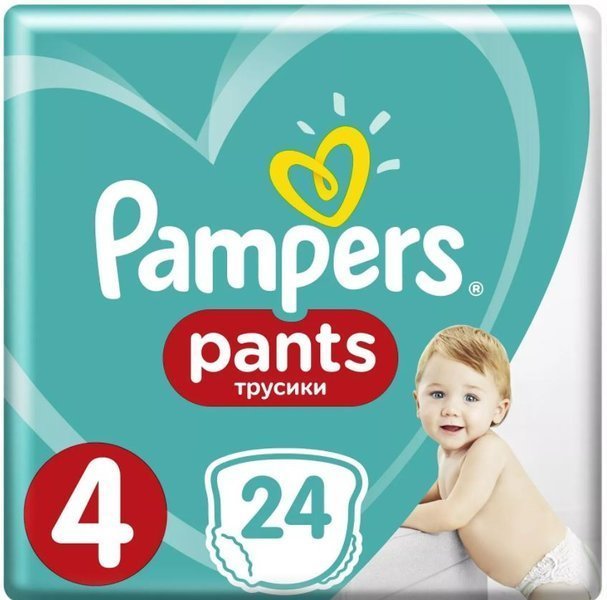 Pampers Pants 4 izmers 24 gab