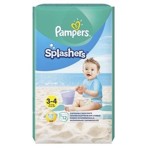 Pampers Splashers 3-4. izmērs 12 gab.