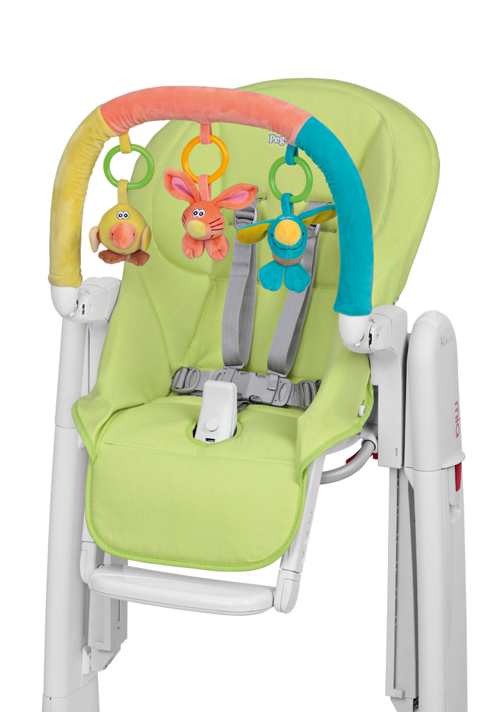 PEG PEREGO Kit Tatamia Verde IKAC0009--IN34 Накидка на стульчик Follow Me + дуга с игрушками