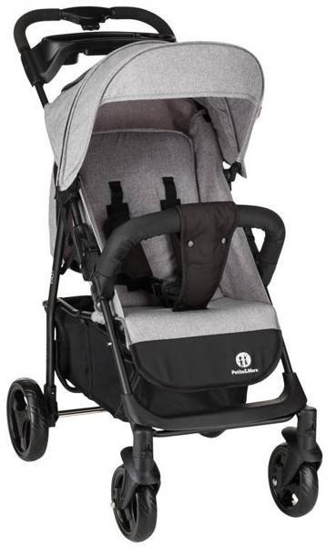 Petite&Mars Easy Shadow Grey Sporta ratiņi