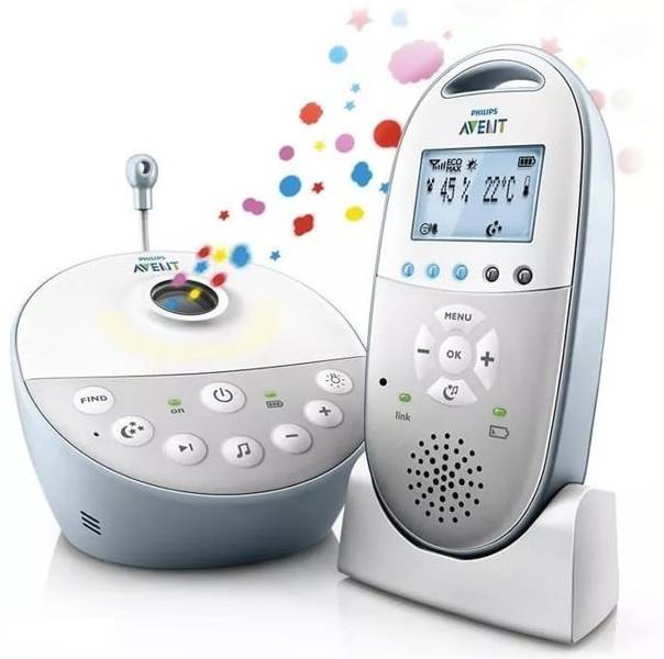 Philips Avent WE1 WE2 SCD 580 Mobilā audio aukle