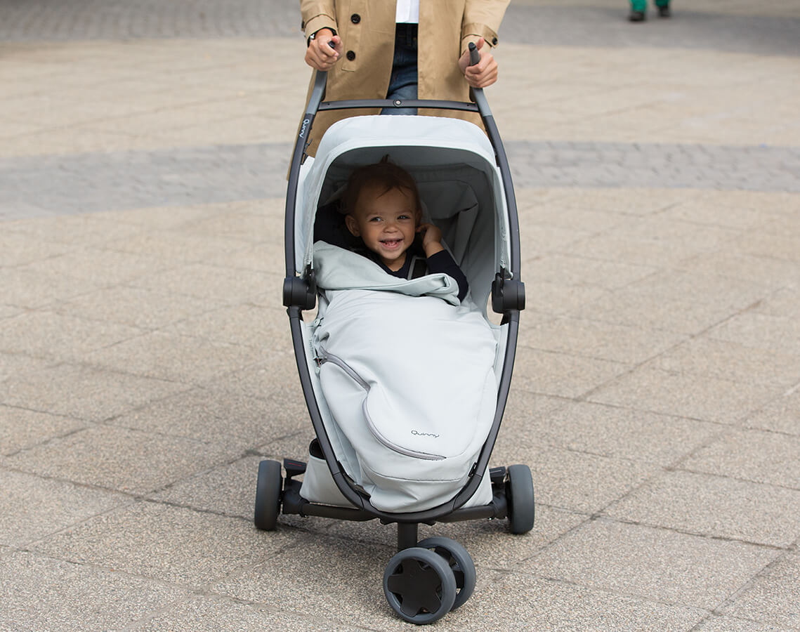 Quinny Moodd Bērnu ratu guļammaiss Grey Gravel