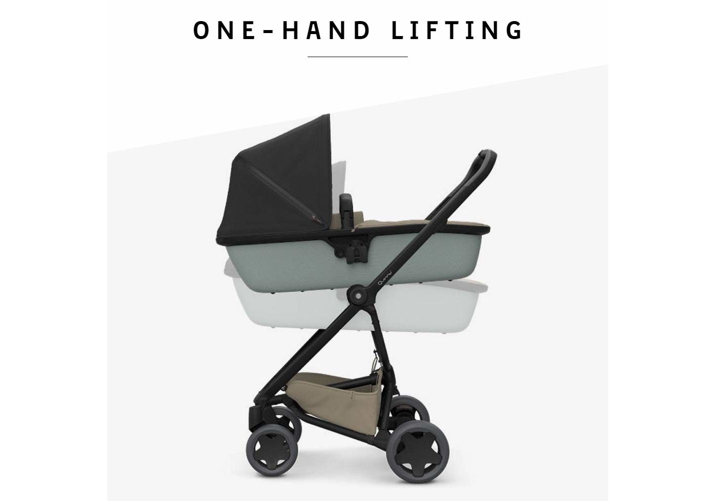 Quinny Zapp Lux Ratu kulba Blush on Grey