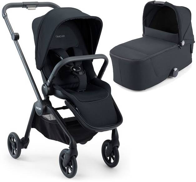 Recaro Sadena Select Night Black Bērnu rati 2in1