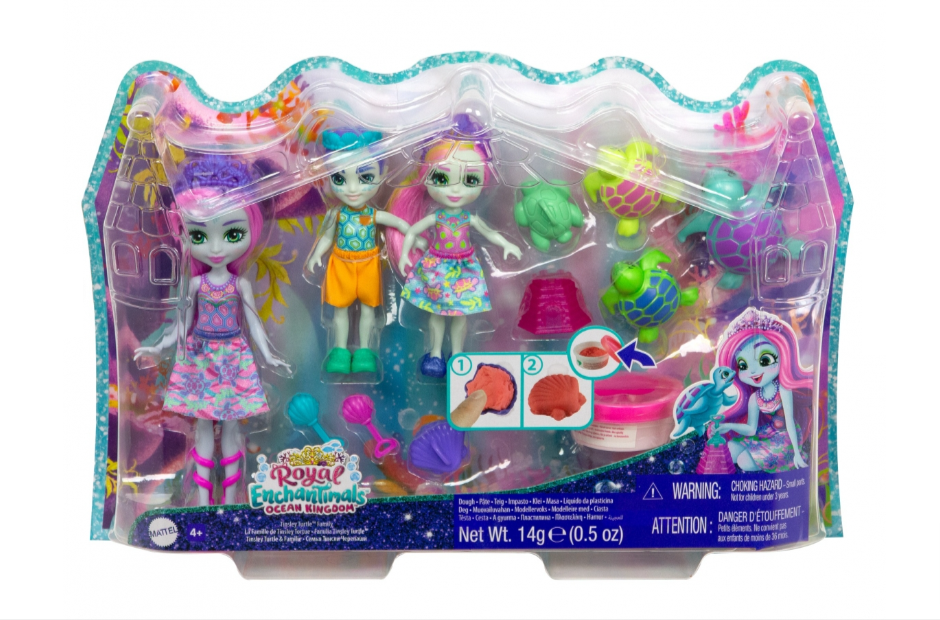 Royal Enchantimals New Family Pack Asst lelle ar dzīvniekiem HCF94