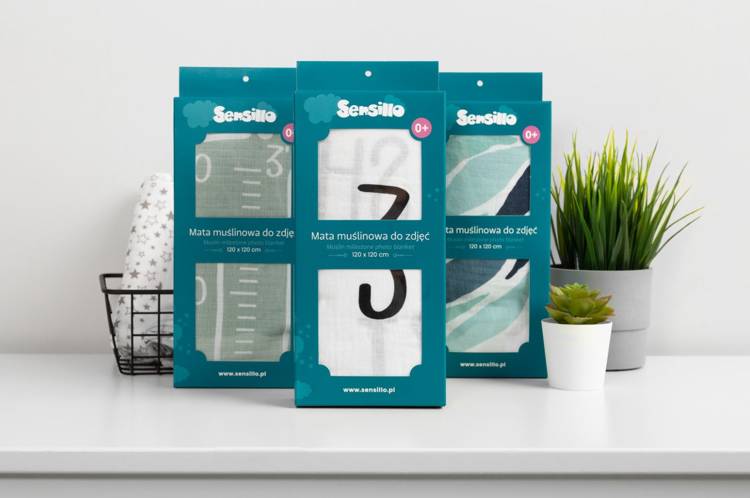 Sensillo muslīna foto paklājiņš Boho