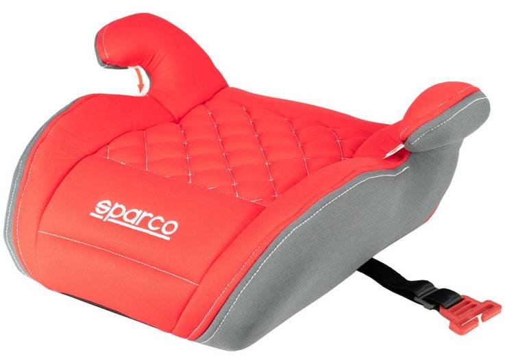 Sparco Red grey Bērnu autosēdeklis Busteris 15-36 kg