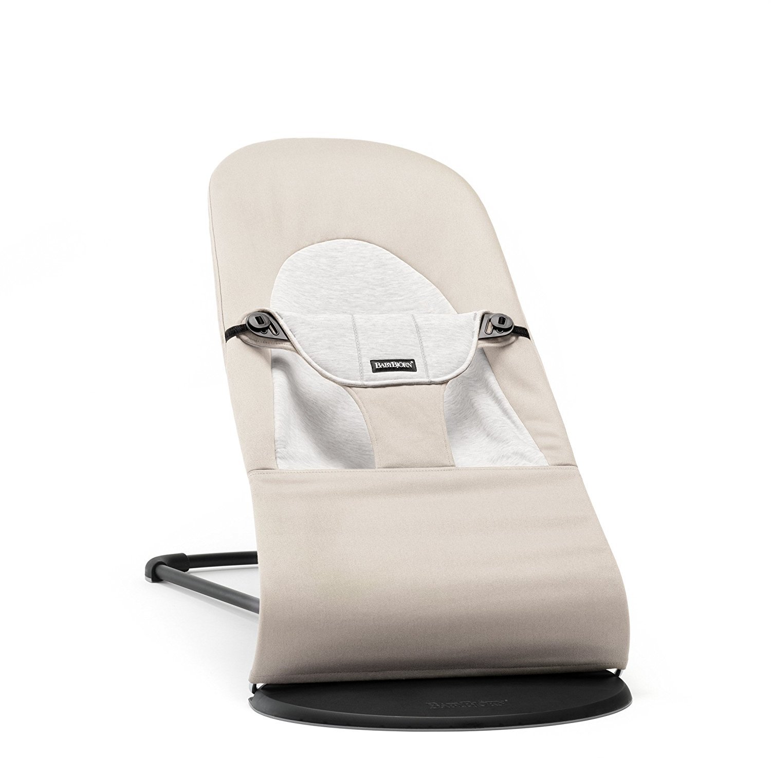 Šūpuļkrēsliņš BabyBjorn Bouncer Balance Soft cotton/jersey beige/grey 005183