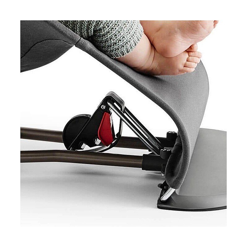 Шезлонг BabyBjorn Bouncer Bliss Anthracite Petal quilt 006126