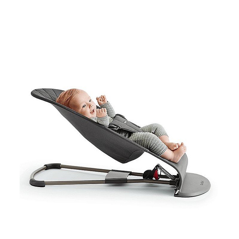 Šūpuļkrēsliņš BabyBjorn Bouncer Bliss Blue Petal quilt 006123