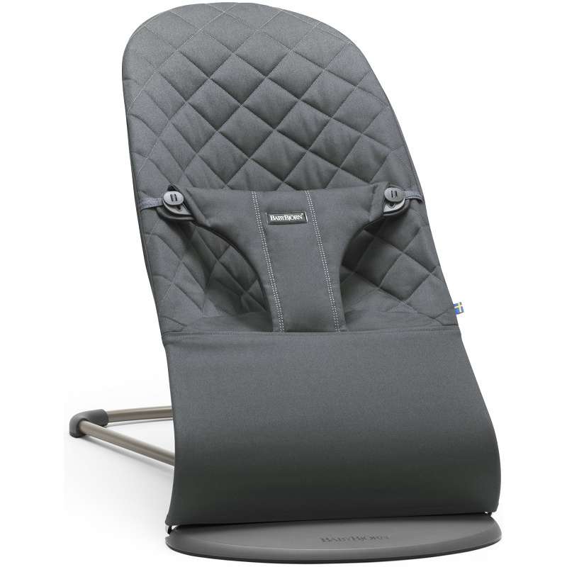 Šūpuļkrēsliņš BabyBjorn Bouncer Bliss Cotton anthracite 006021