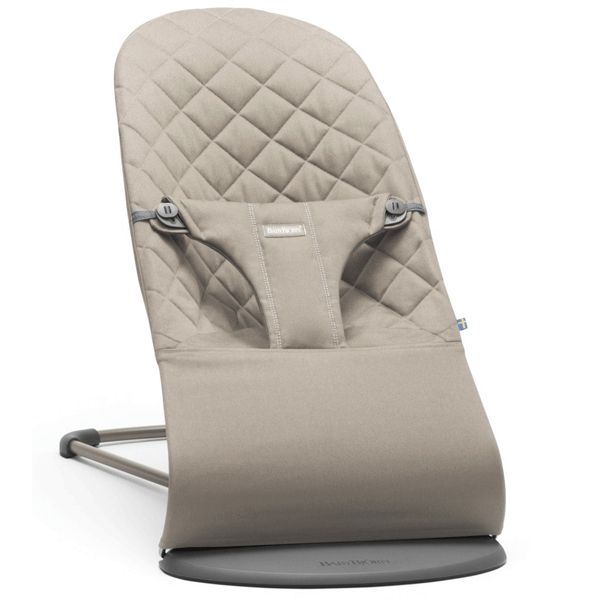 Šūpuļkrēsliņš BabyBjorn Bouncer Bliss Cotton sand grey 006017