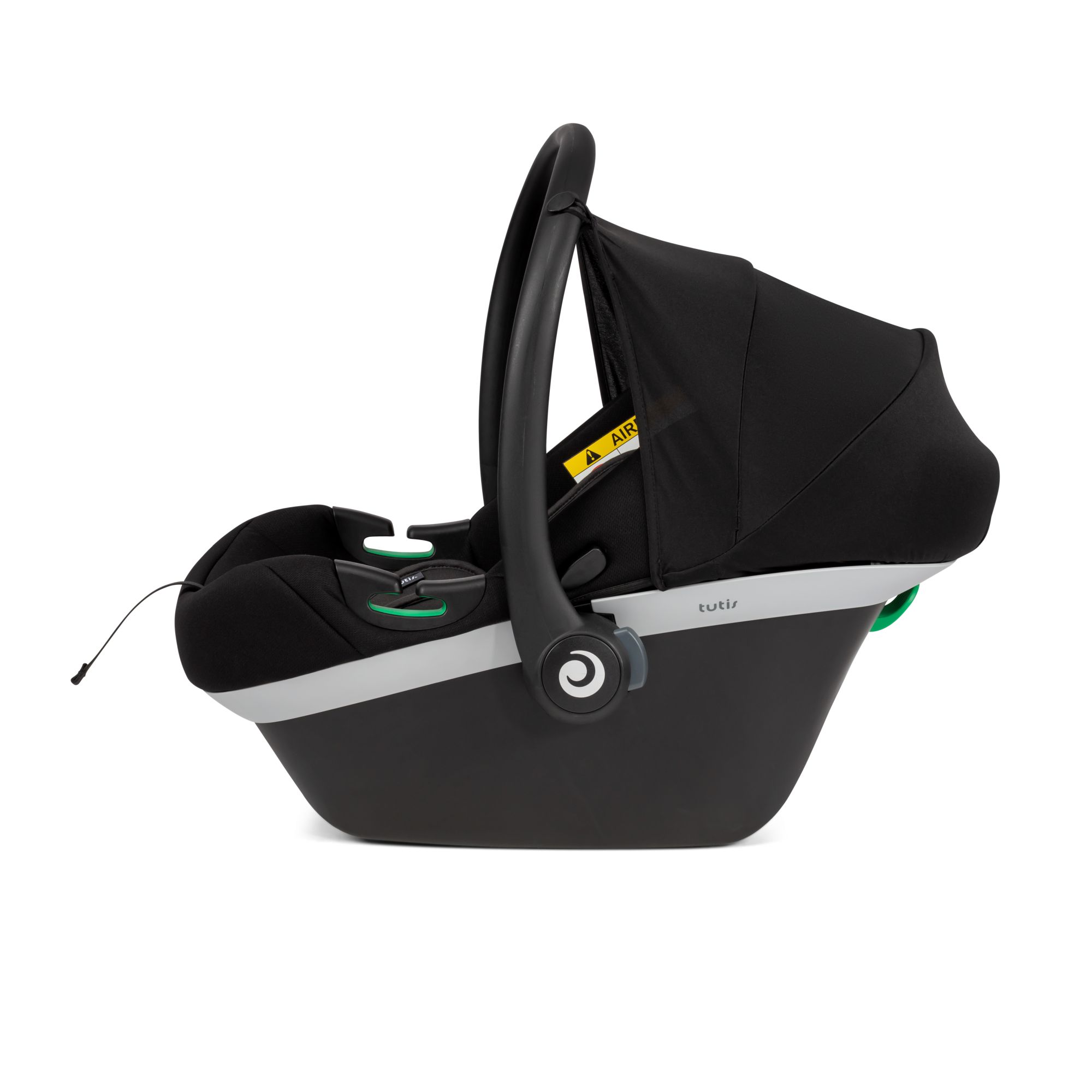 TUTIS Elo i-Size Black Bērnu autosēdeklis 0-13 kg