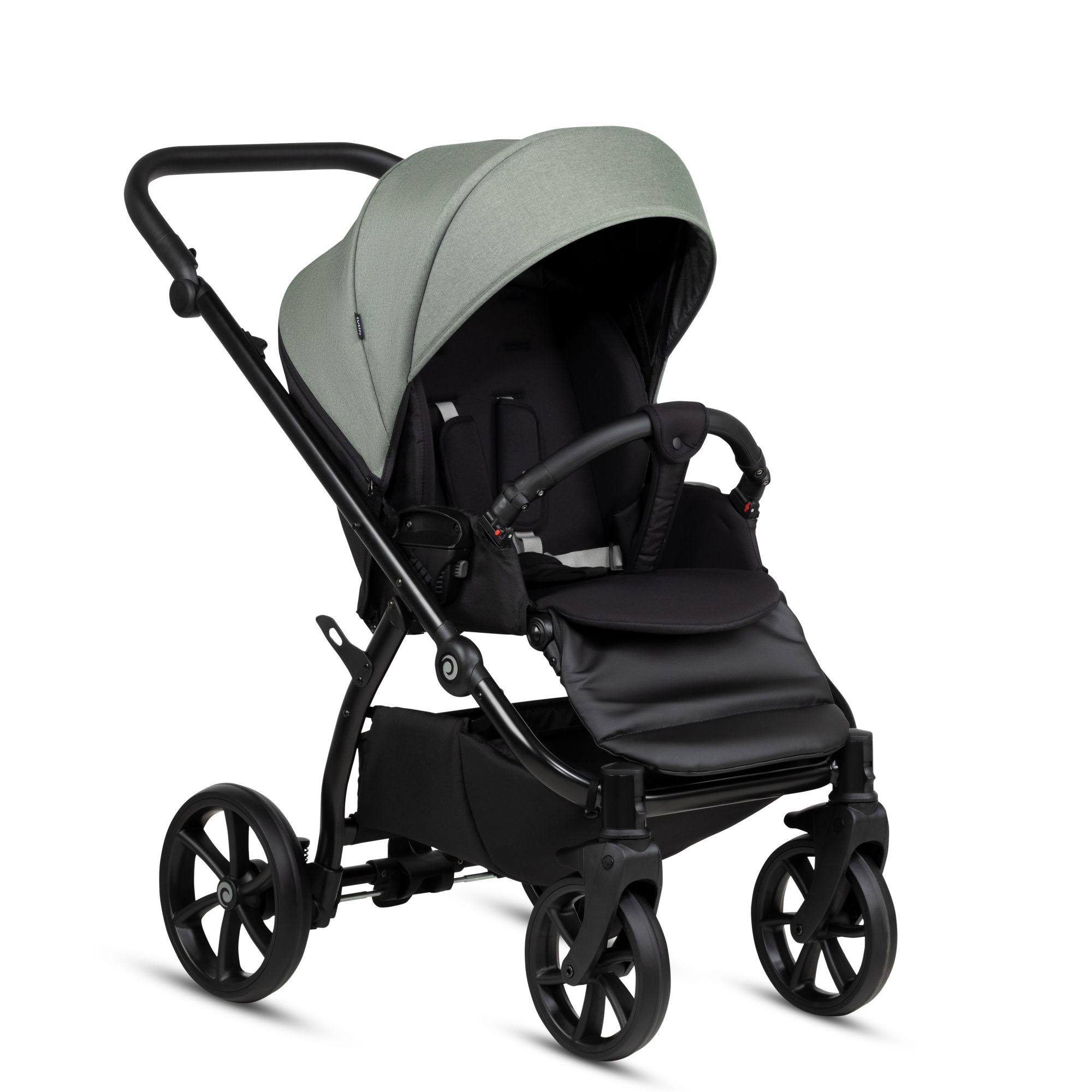 Tutis Leo Black 020 Детская коляска 2 в 1