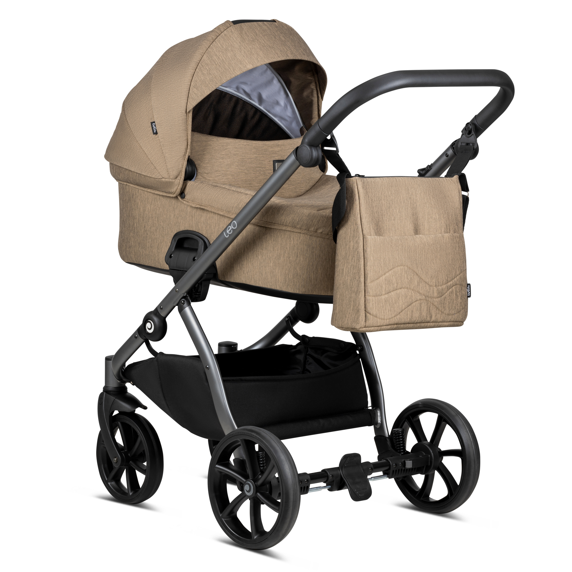 Tutis Leo Brown 104 Bērnu rati 3in1