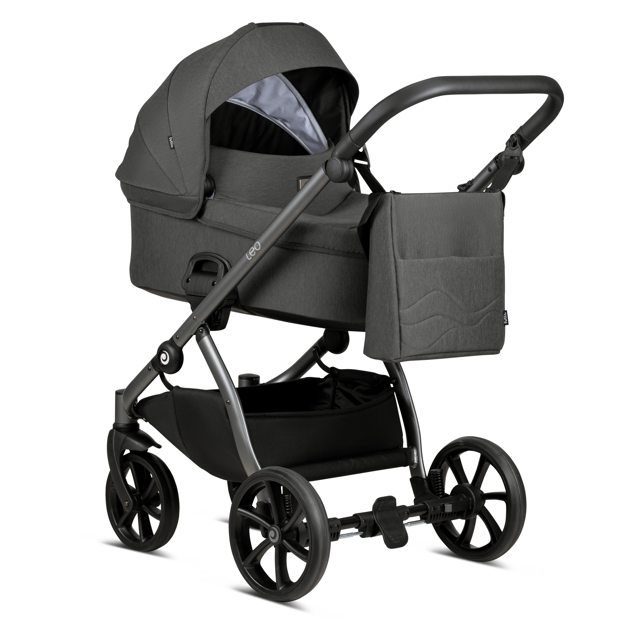 Tutis Leo Dark Grey 103 Bērnu rati 3in1
