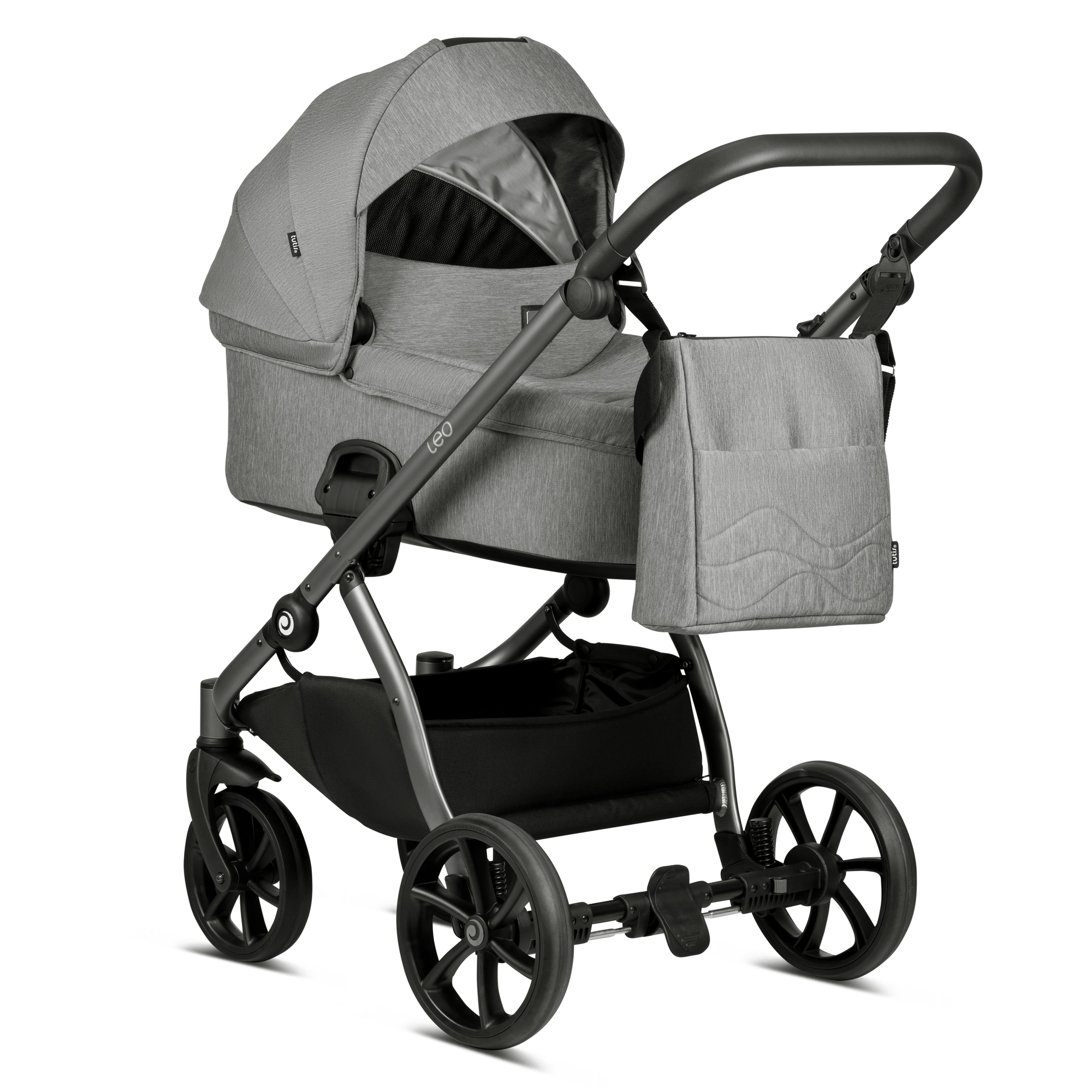 Tutis Leo Grey 108 Bērnu rati 3in1