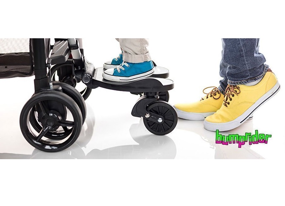Universālā platforma otrajam bērnam ratiem Bumprider Black/red