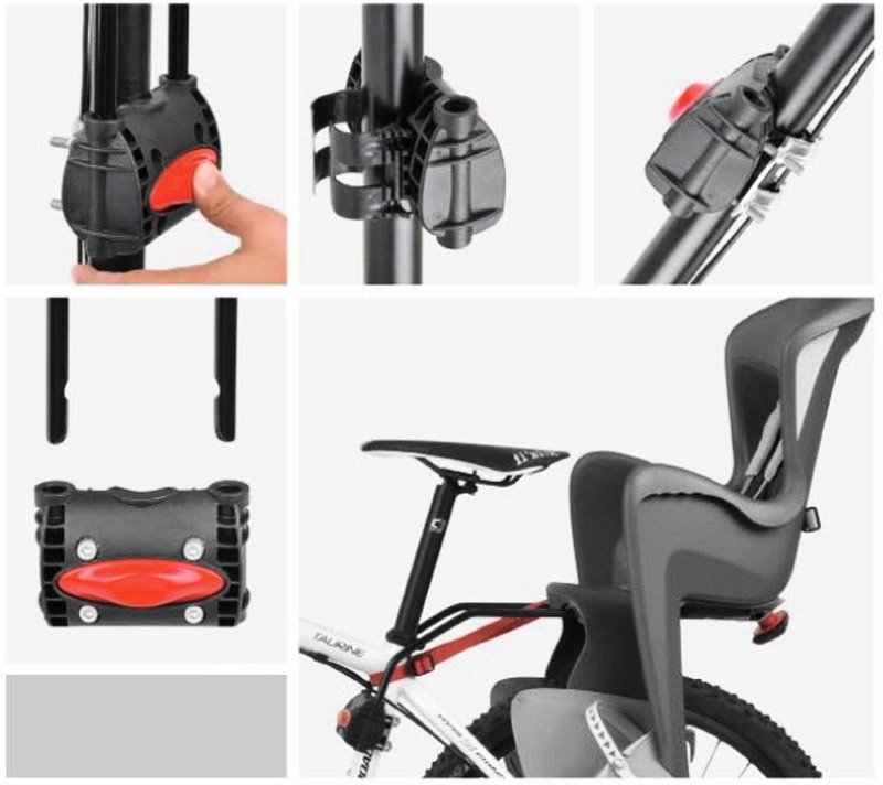 Детское велокресло Polisport Bilby RS Black 8632500003