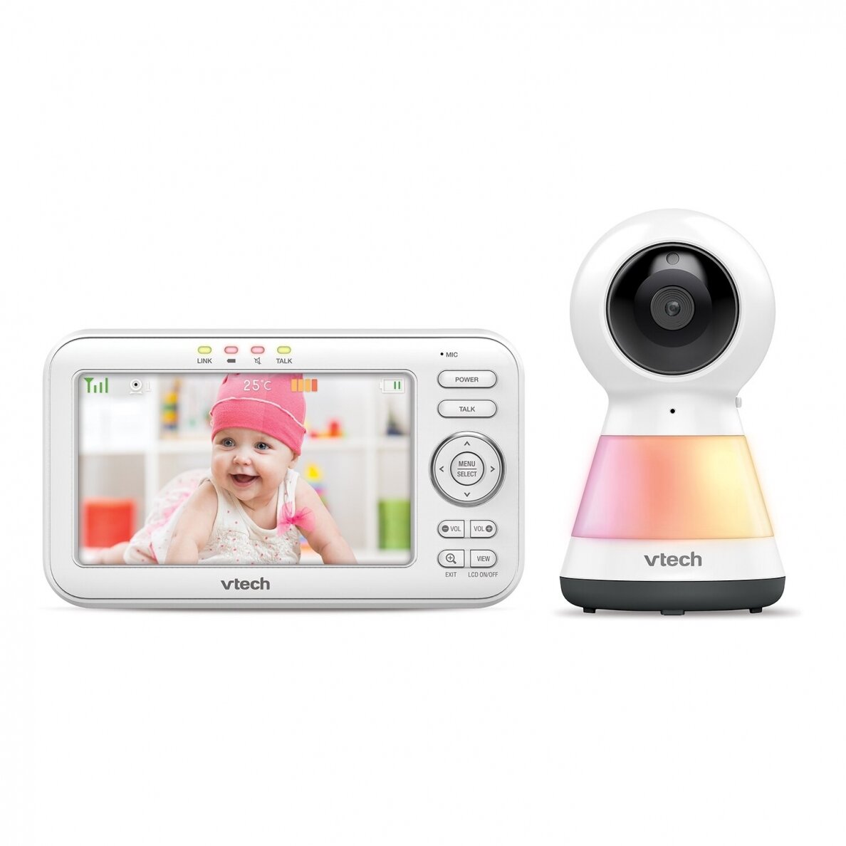 Vtech 5" VM5255 Mobilā video aukle Nakts lampa