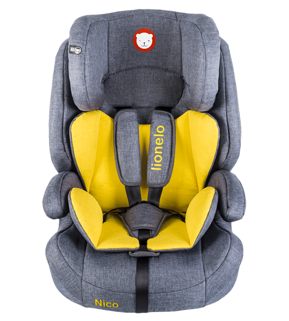 Bērnu Autosēdeklis 9-36 kg Lionelo NICO yellow