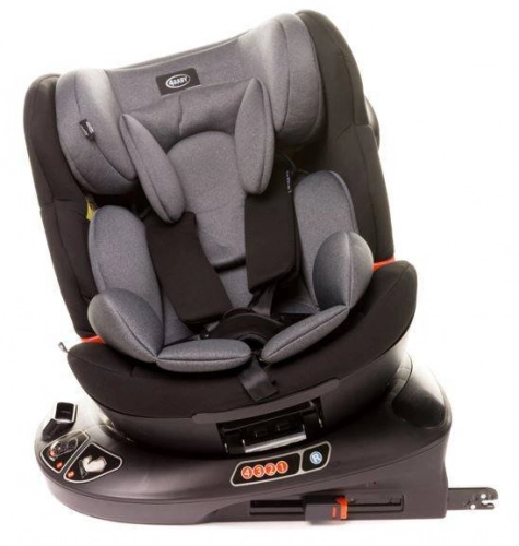 4BABY SPACE-FIX XXI 360 Grey Bērnu autosēdeklis 0-36 kg