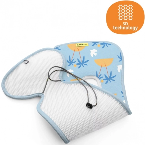 AeroMoov Air Layer Islands Pretsviedrēšanas Ieliktnis autosēdeklim gr.1 / 9-18 kg un ratiem